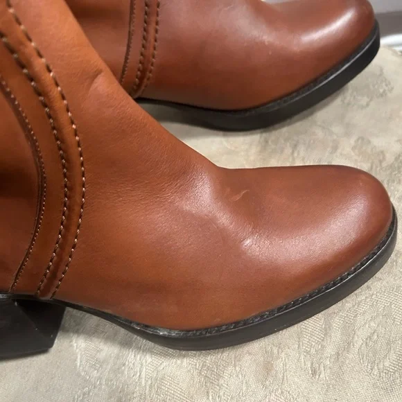 new Frye Women's Jean Tall Pull On Extended Wide Calf Boot FR40672WC CARA Sz 9 - Picture 8 of 16